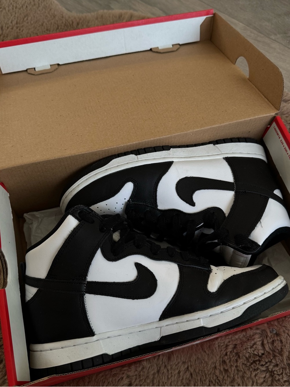 Nike Panda Dunk Highs - 7.5W